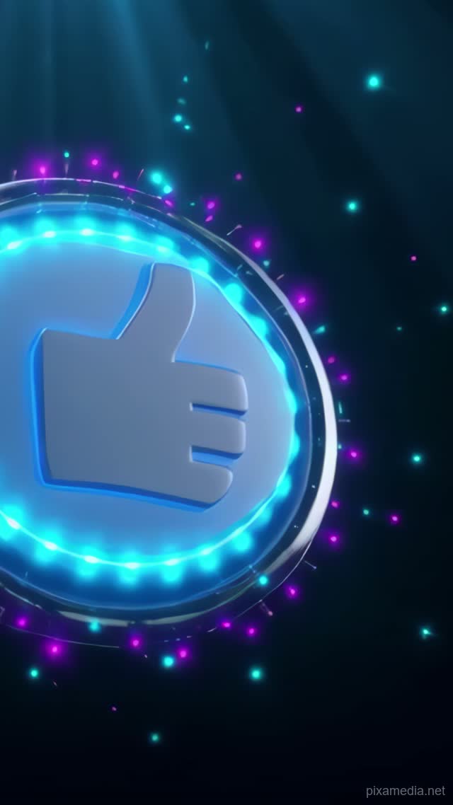 Digital Heart Ignites - Motion Graphics AI stock